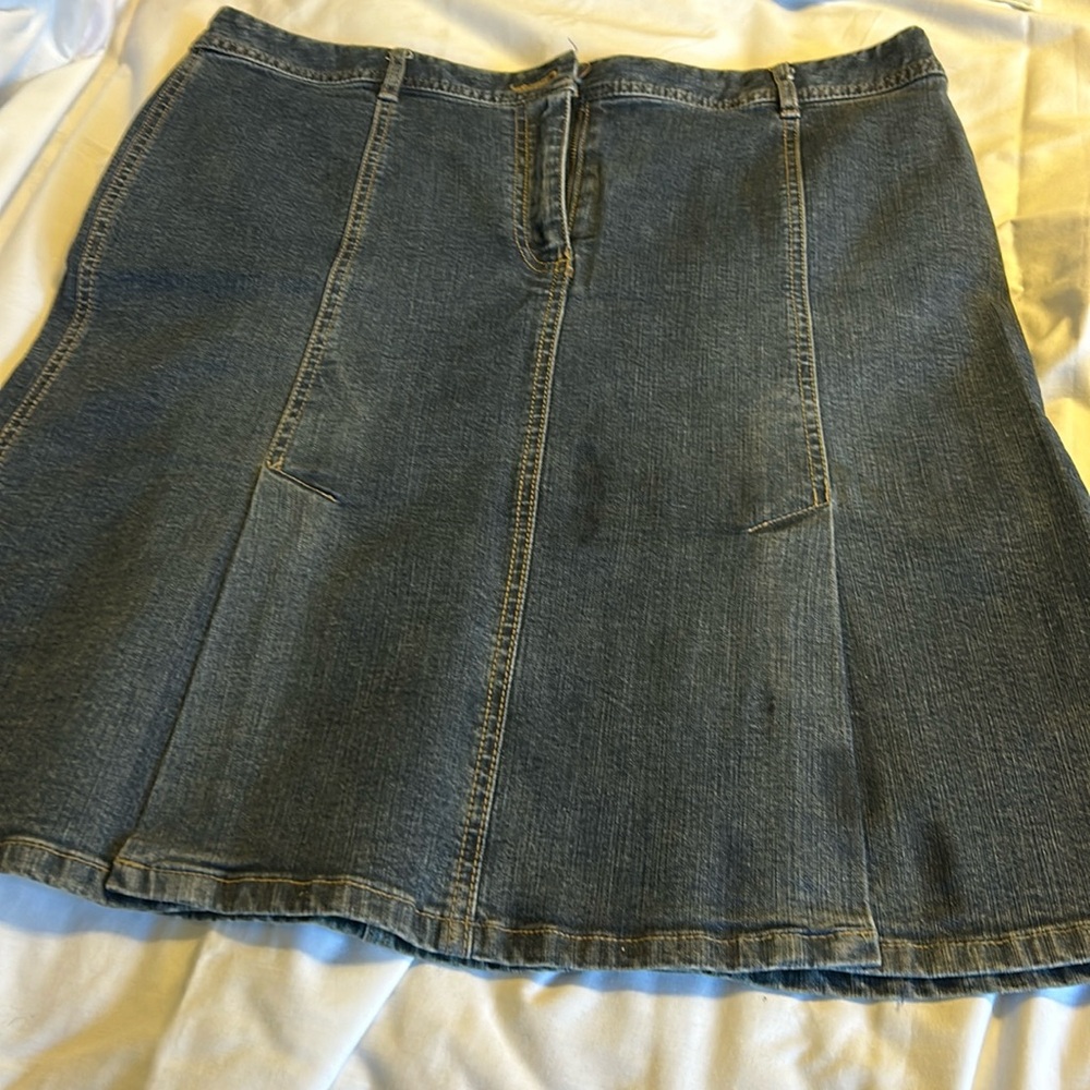 I.N.C. Petite Jeans Skirt